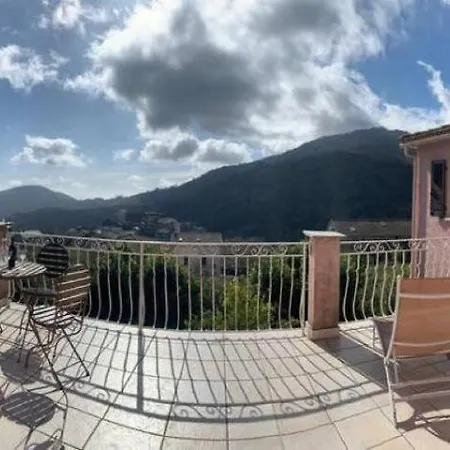 Maison Entre Terre Et Vue Sur Grande Terrasse Feriehus Pietra-di-Verde